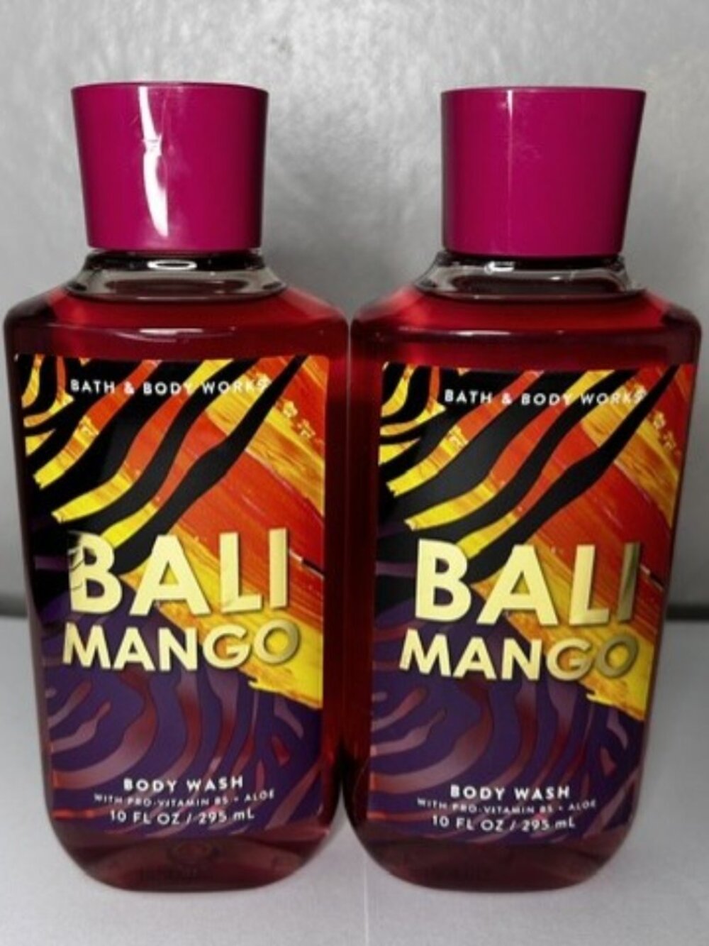 Bath & Body Works Bali Mango Body Wash 2 Pack NWT